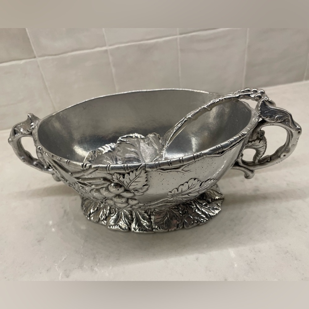Arthur Court Silver Gravy Boat